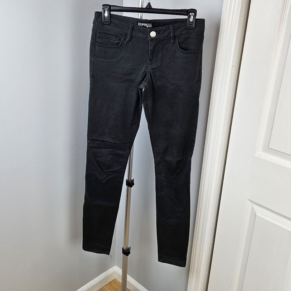 Express Black Skinny Jeans